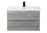 TECHNO База под раковину подвесная с двумя выкатными ящиками, Сосна AM-Techno-900-2C-SO-LW635