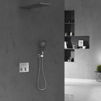 Душевой комплект термостатический встраиваемый, с изливом, трехрежимный цвет хром VSFW-401TCH VINCEA