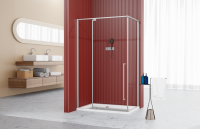 Ограждение душевое ESBANO ESA-119PS-C хром прямоугольное