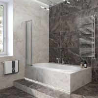 Шторка на ванну складная левая 900x1500 PL73L-90-01-19C4 цвет профиля Хром стекло Прозрачное Veconi Шторка на ванну складная левая 900x1500 PL73L-90-01-19C4 цвет профиля Хром стекло Прозрачное Veconi