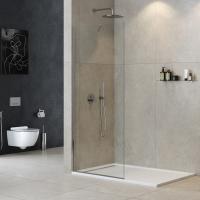 Душевая перегородка.   LIBERTA-L-1-TB-80-C-Cr 800х1950 Cezares