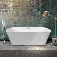 Ванна акриловая Vincea VBT-401-1700, 1700*800*580, цвет белый, слив-перелив в комплекте, хром , , шт Vincea