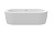 Акриловая ванна отдельно стоящая SLIM CENTRAL-180-80-60-W37-SET 1800x800x600 Cezares