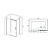 Душевой уголок RGW TO-44 (TO-14 + Z-050-2) прямоугольный  140* 80*195 02074448-11 профиль Хром стекло Прозрачное 8 мм RGW